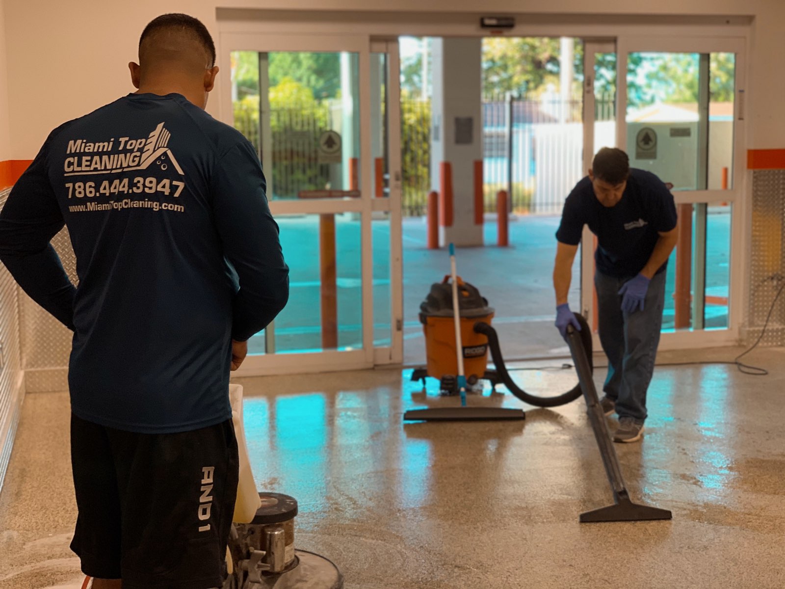 Miami Top Cleaning team - locally owned commercial cleaning company serving Miami-Dade and Broward counties