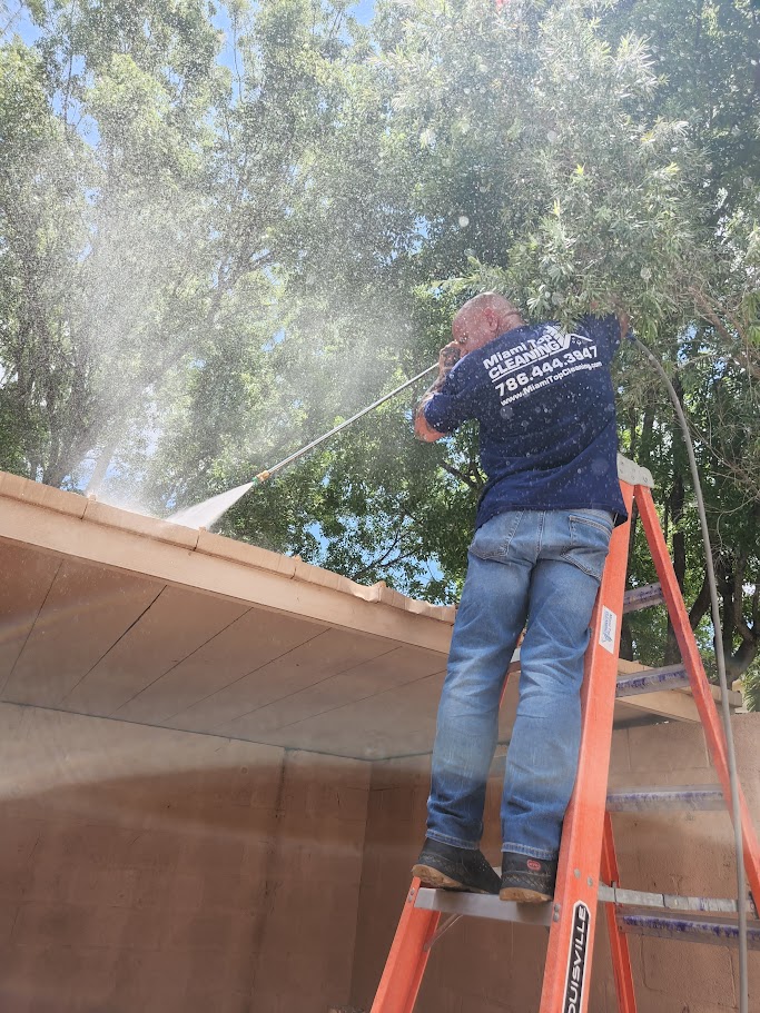 Professional groundskeeping and exterior pressure cleaning service in South Florida
